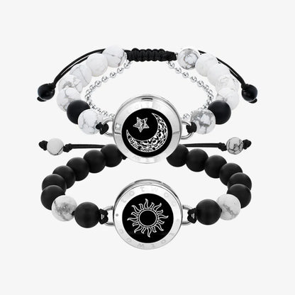 Sun&Moon Touch Braclets with Matching Beads